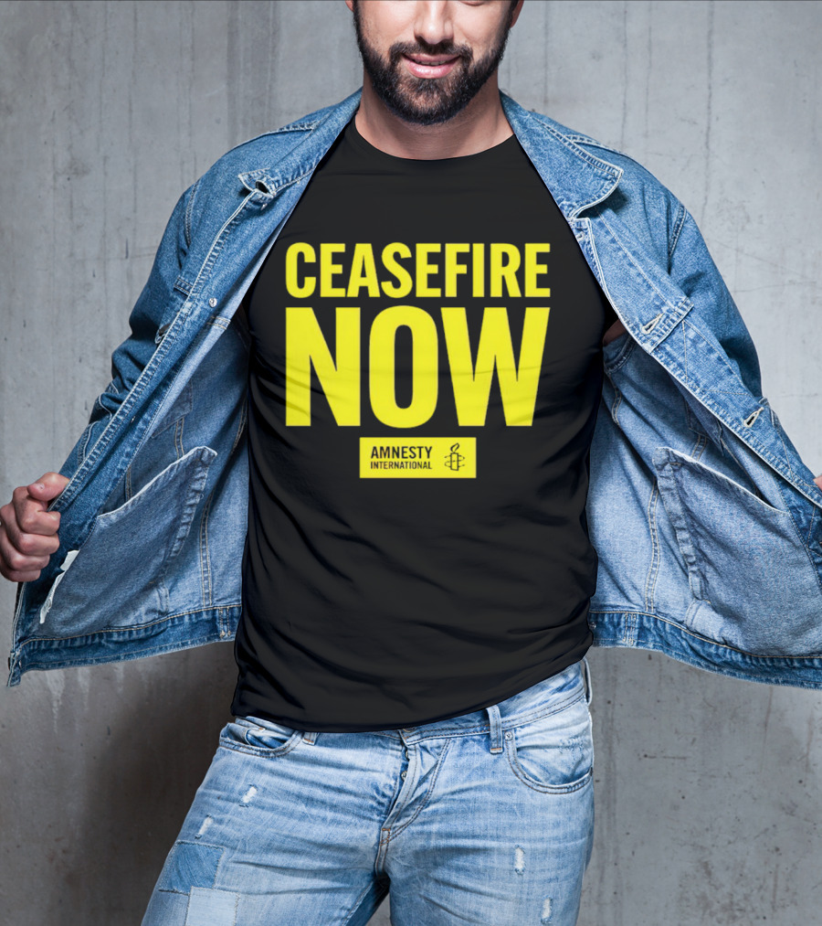 Ceasefire Now Amnesty International T-Shirt