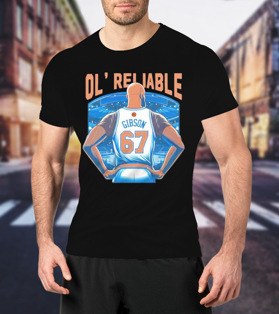 Gibson Ol' Reliable 67 Basketball Arena Scene T-Shirt