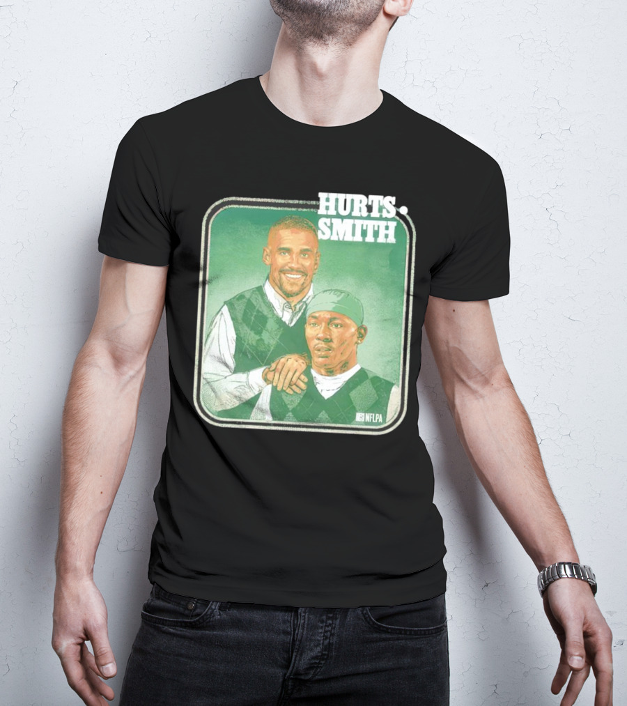 Jalen Hurts DeVonta Smith Philadelphia Step Brothers NFLPA Football T-Shirt