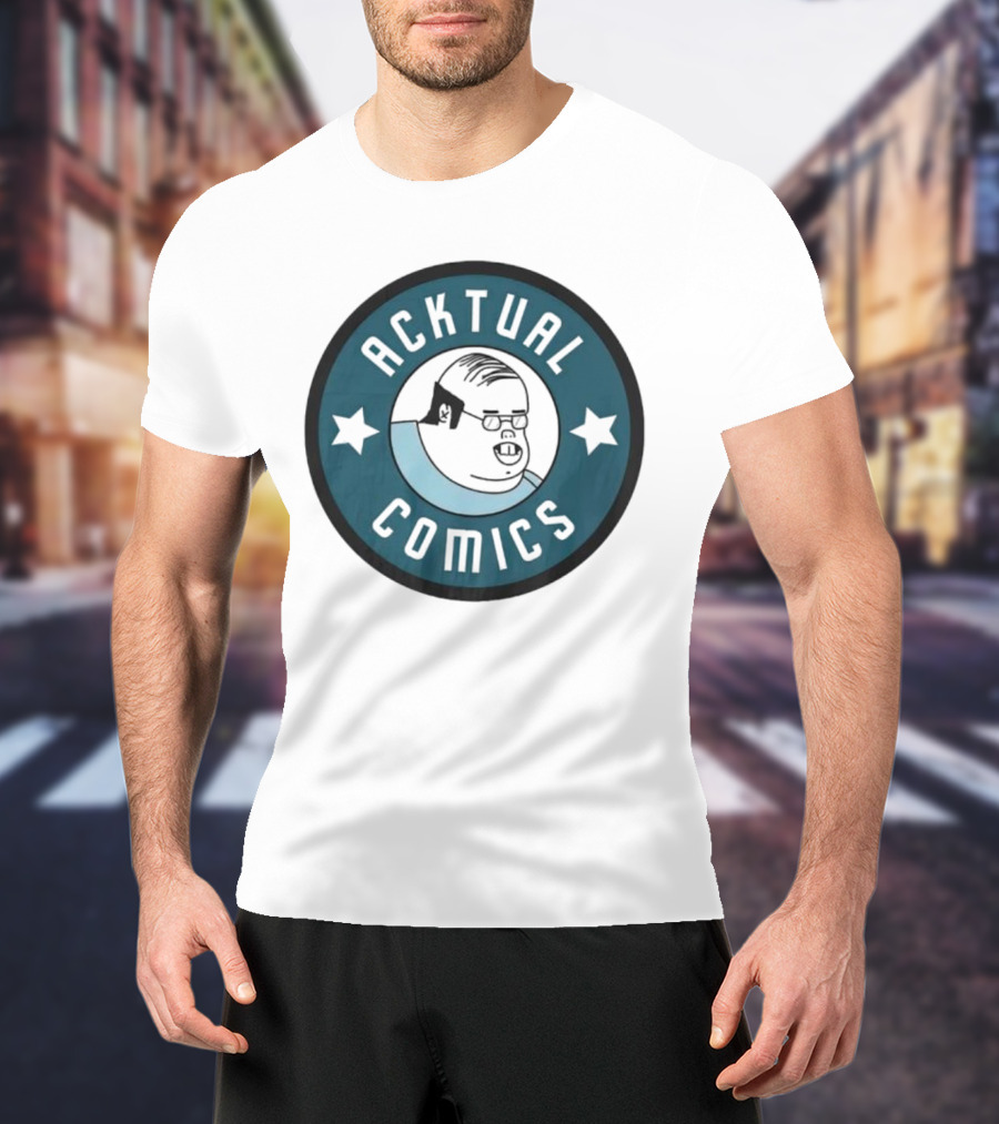 Acktual Comics Star Emblem T-Shirt