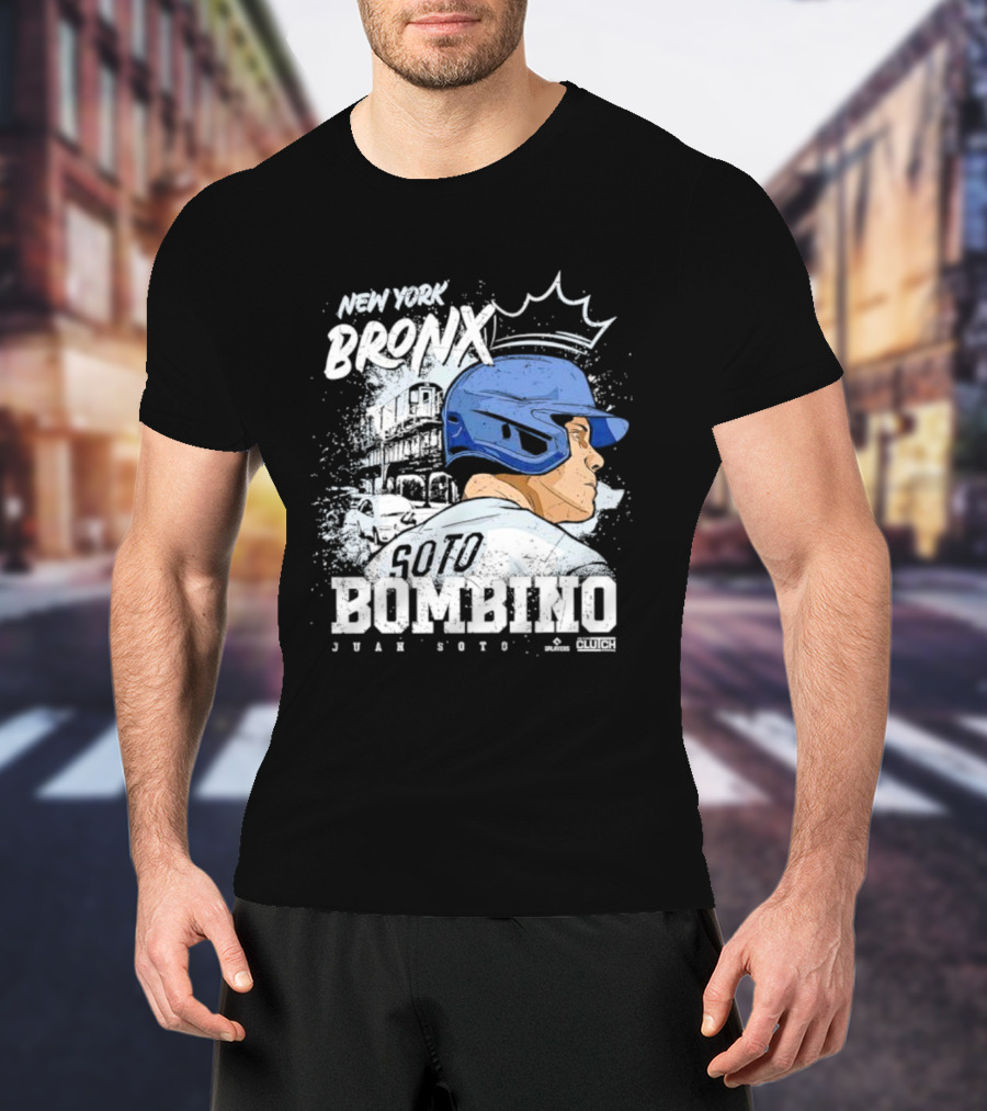 New York Bronx Soto Bombino Juan Soto Clutch Animated T-Shirt