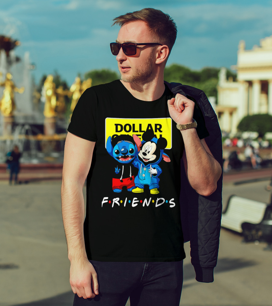 Stitch Mickey Friends Dollar General T-Shirt