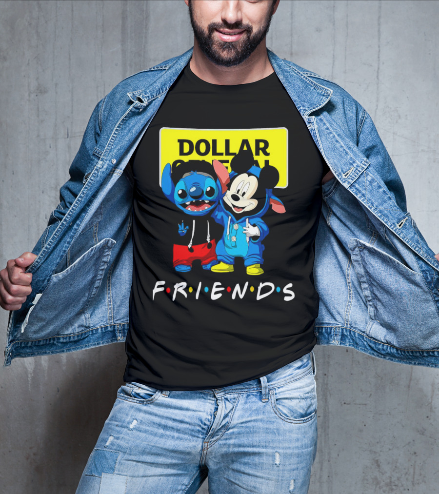 Stitch Mickey Friends Dollar General T-Shirt