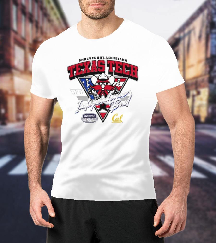Texas Tech Shreveport Louisiana Red Raider American Script Cal T-Shirt
