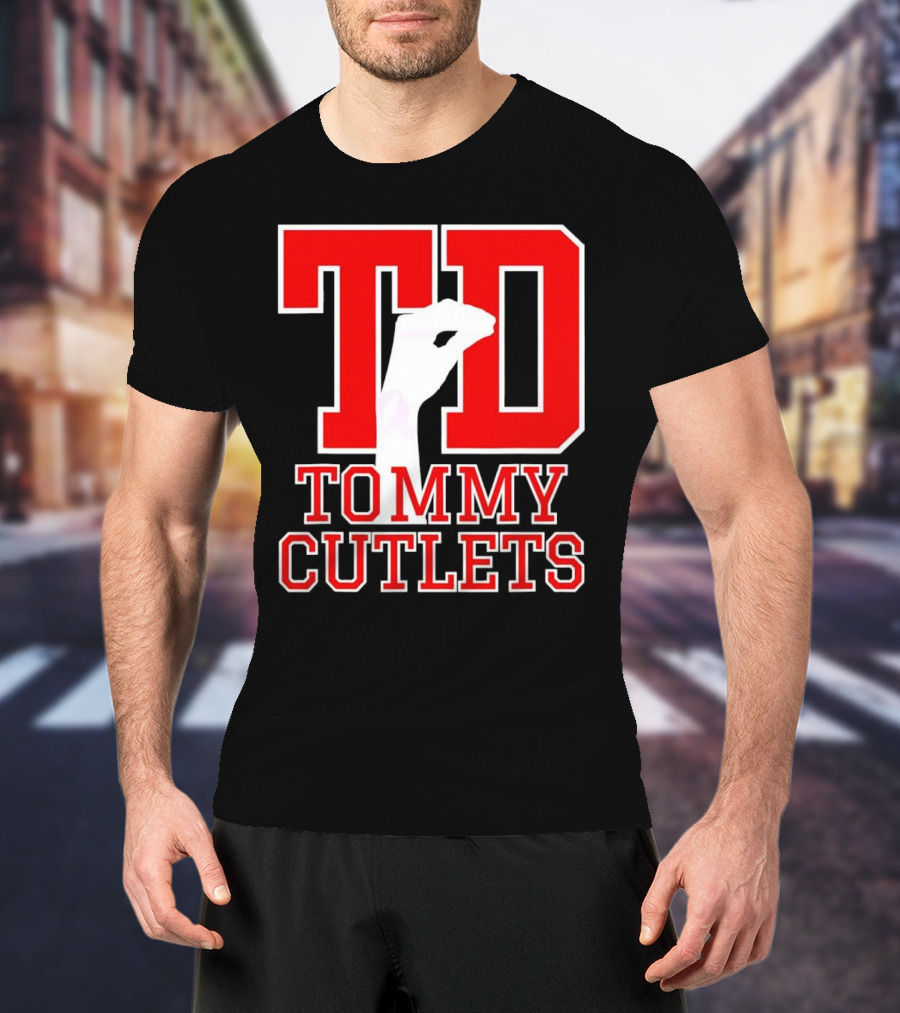 TD Tommy Cutlets Finger Pinch Gesture T-Shirt