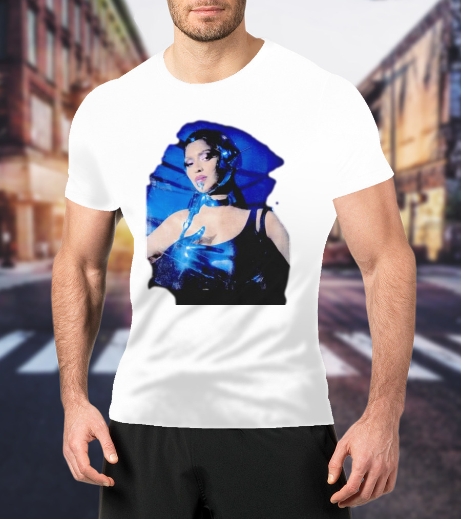 Robo Beyonce Futuristic Cyborg Aesthetic T-Shirt