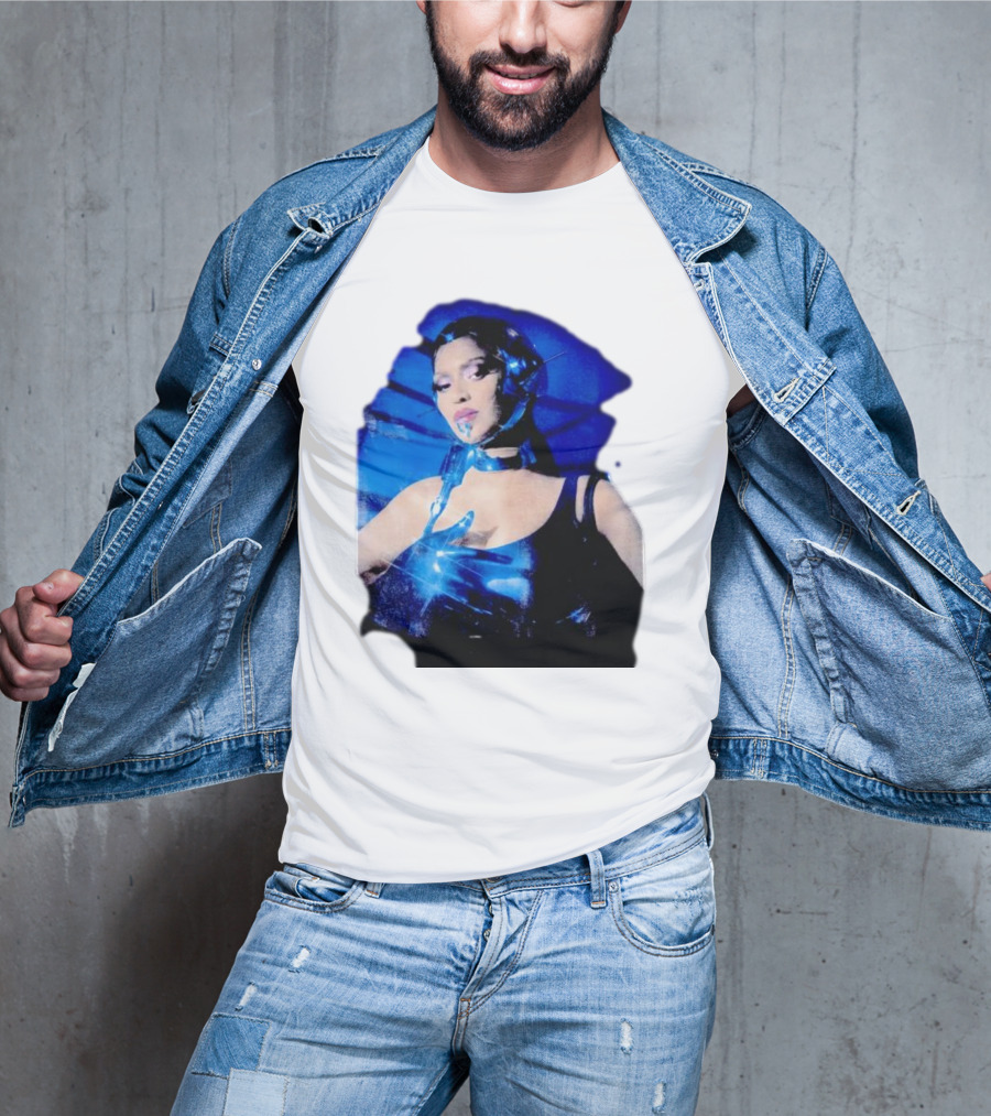 Robo Beyonce Futuristic Cyborg Aesthetic T-Shirt