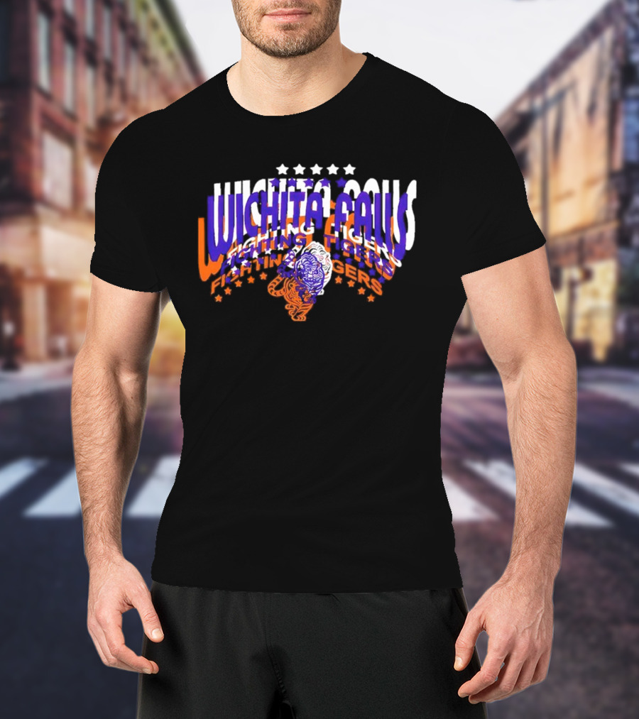 Wichita Falls Fighting Tigers Stars T-Shirt