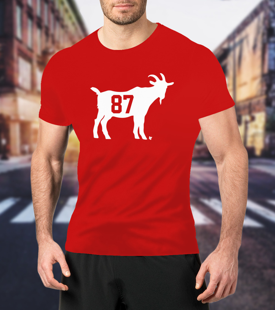 Travis Kelce GOAT 87 Football Legend T-Shirt