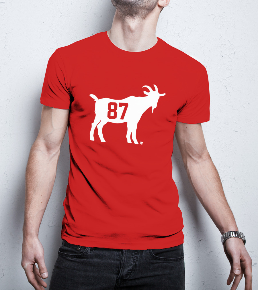 Travis Kelce GOAT 87 Football Legend T-Shirt