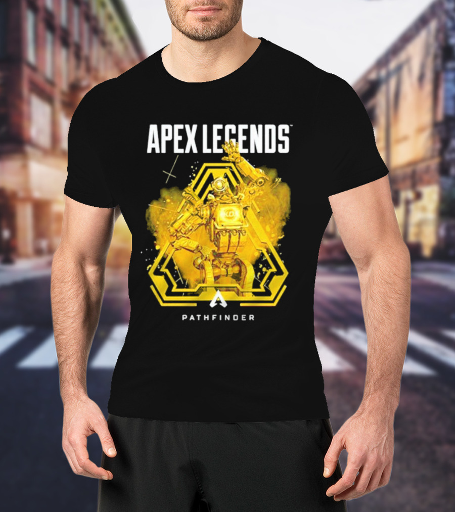 Apex Legends Pathfinder Yellow Tech T-Shirt