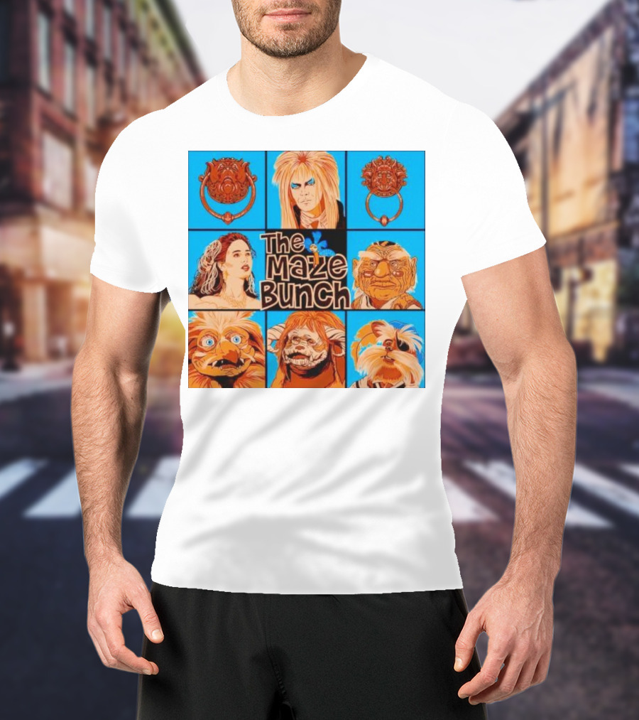 The Maze Bunch Labyrinth Tribute Icons T-Shirt