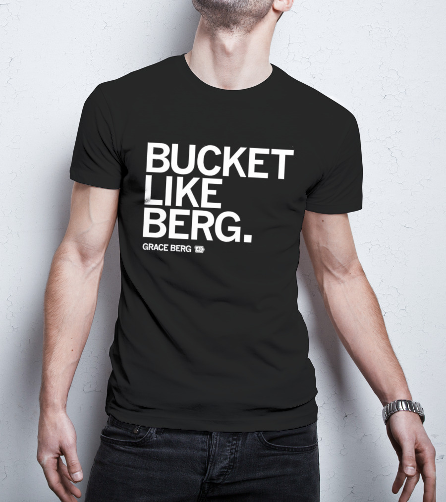 Bucket Like Berg Grace Berg Drake Bulldogs 43 T-Shirt
