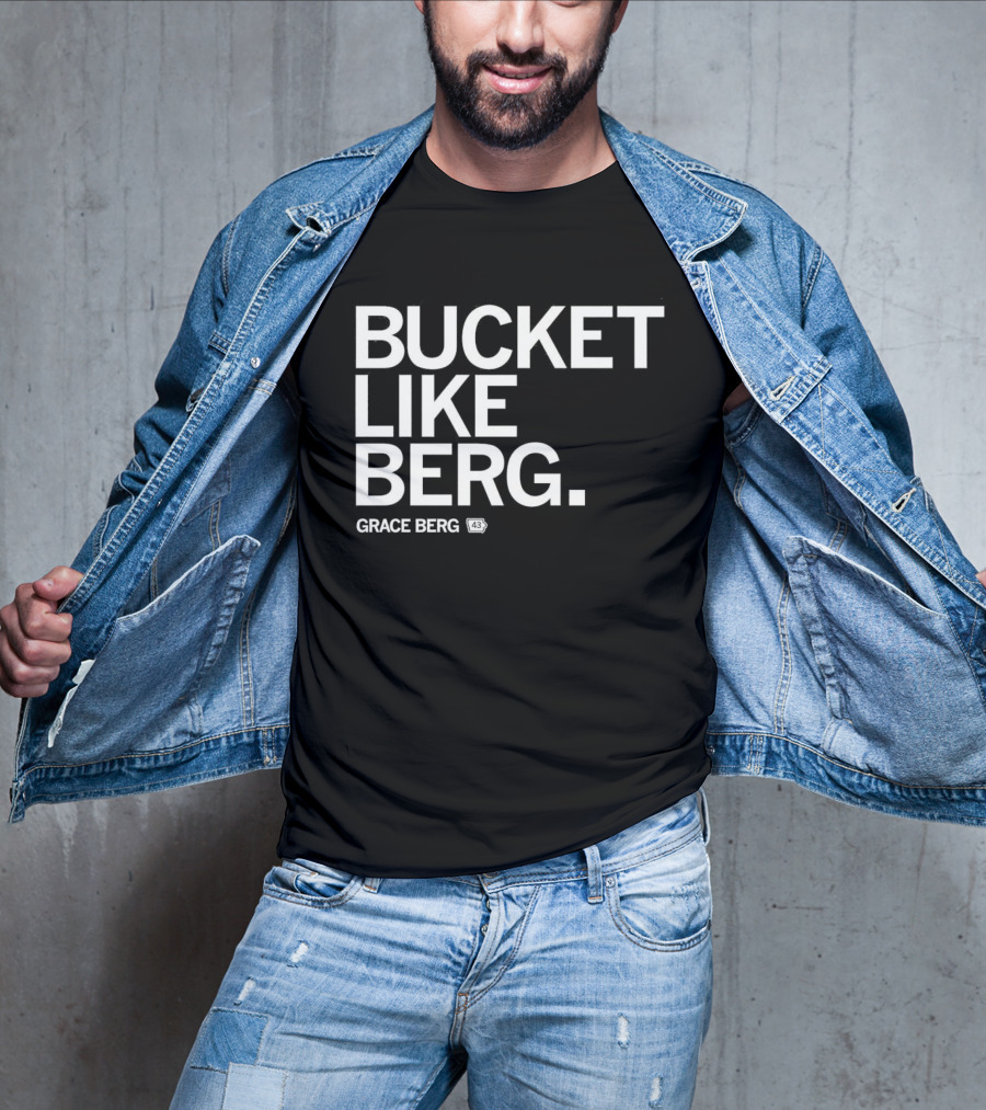 Bucket Like Berg Grace Berg Drake Bulldogs 43 T-Shirt