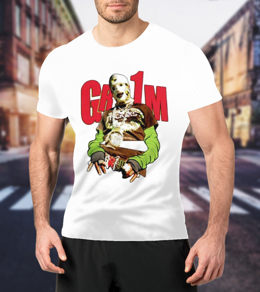 AWGE Grim Effigy With Masks And Layered Clothing T-Shirt