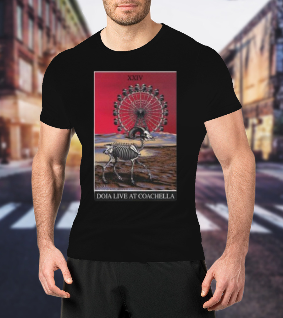 XXIV Doja Live At Coachella Tarot Card T-Shirt