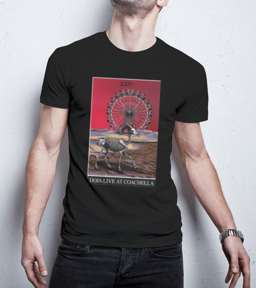 XXIV Doja Live At Coachella Tarot Card T-Shirt