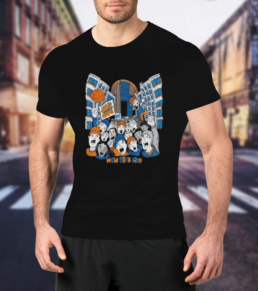 New York City Basketball NYC Knicks Fans Bing Bong T-Shirt