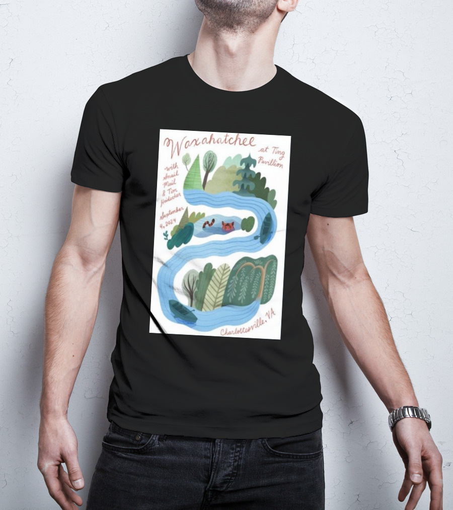 Waxahatchee At Ting Pavilion With Snail Mail And MJ Lenderman Charlottesville VA September 8 T-Shirt