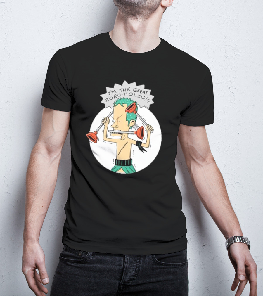 I'm The Great Zoroholio Plunger Warrior Parody Crossover T-Shirt