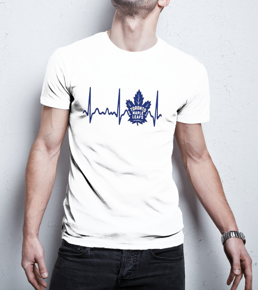 Toronto Maple Leafs Heartbeat T-Shirt