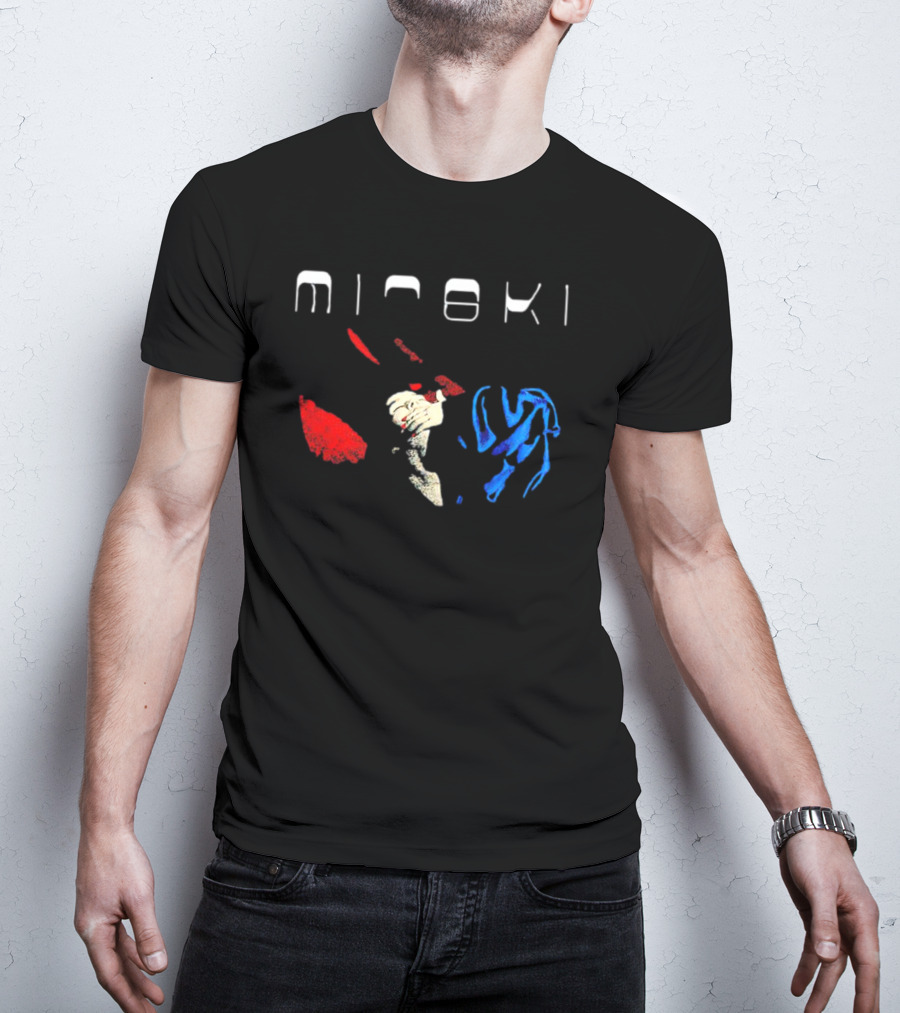 Mitski Working For The Knife Abstract Red And Blue T-Shirt
