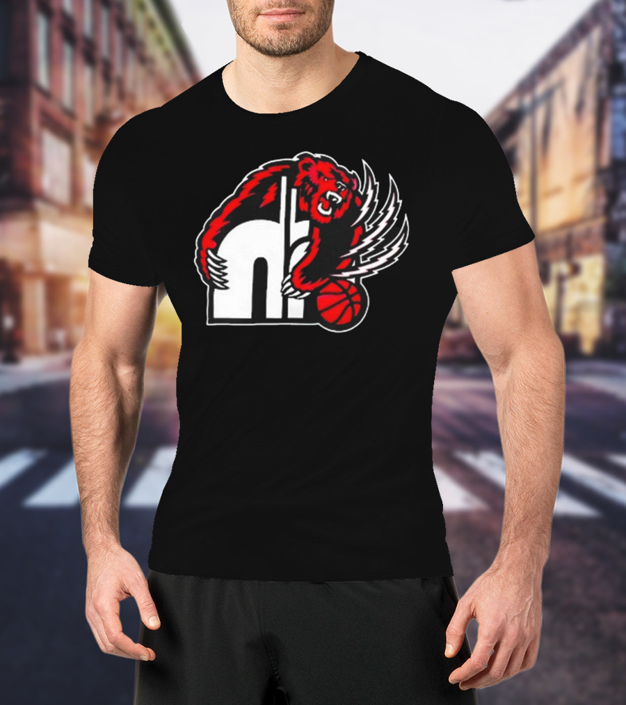 Konchjitty55 Hustle Bear Claw Basketball T-Shirt