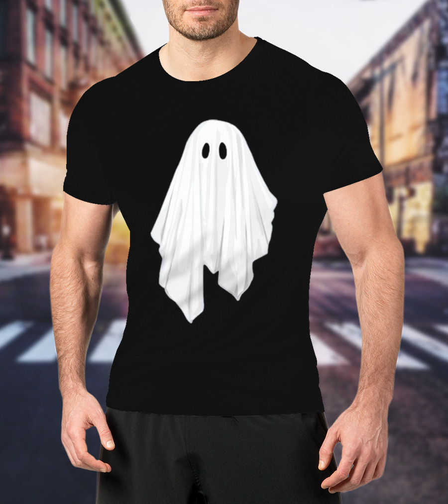 Adam Berry Glow-In-The-Dark Ghost White Sheet Specter T-Shirt
