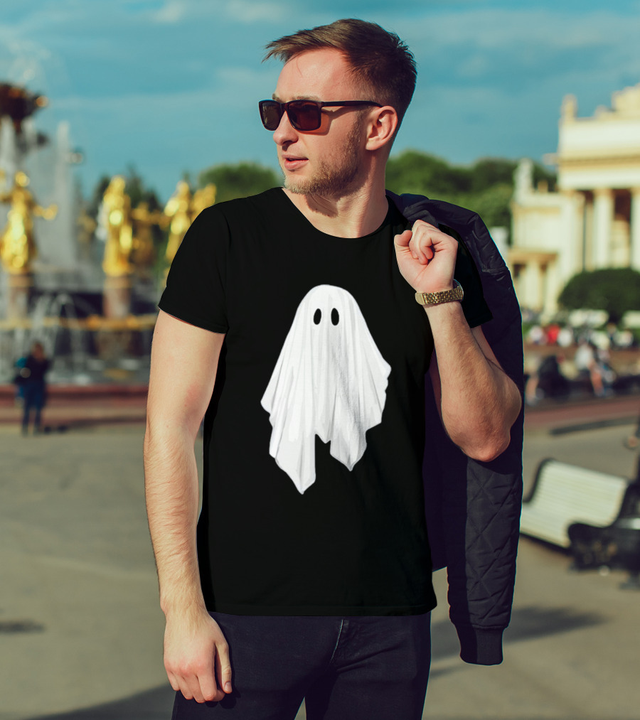 Adam Berry Glow-In-The-Dark Ghost White Sheet Specter T-Shirt