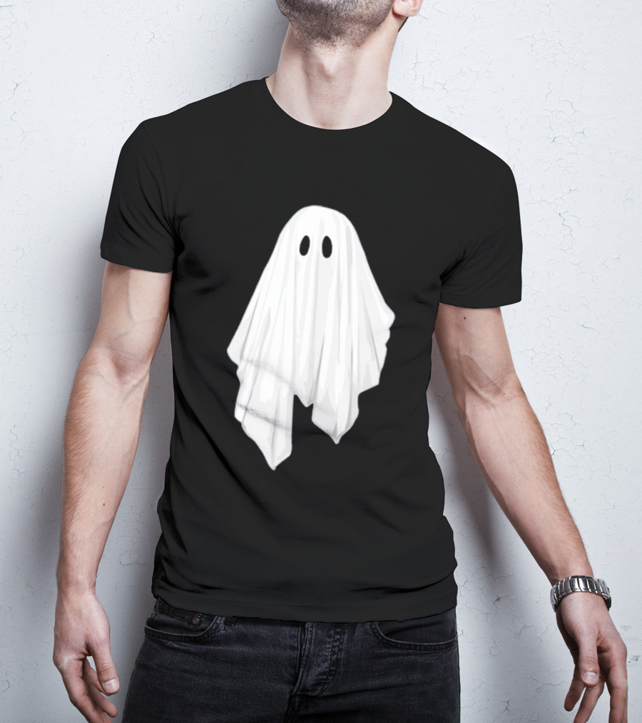 Adam Berry Glow-In-The-Dark Ghost White Sheet Specter T-Shirt