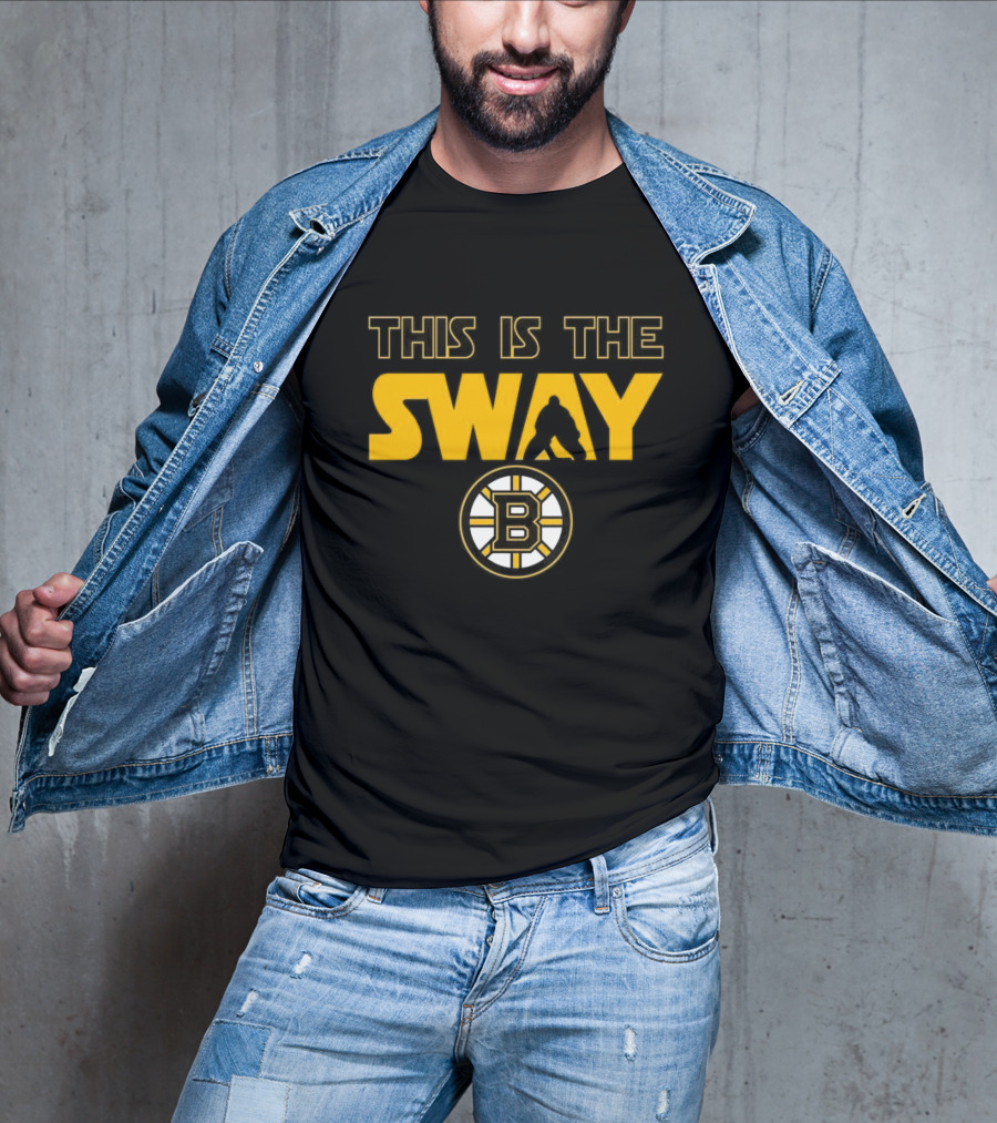 THIS IS THE SWAY BOSTON BRUINS HOCKEY FAN TALBOT BLACK AND GOLD T-Shirt