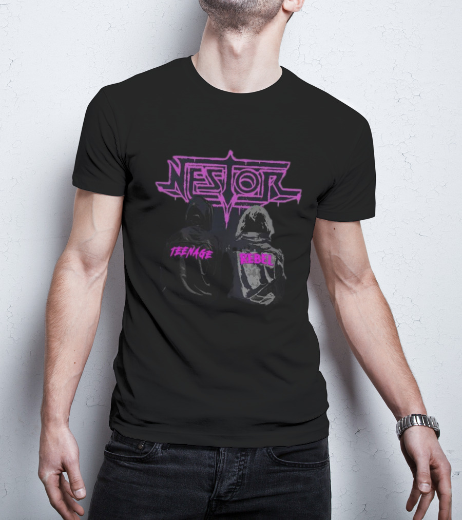 Nestor Teenage Rebel Duo In Hooded Jackets T-Shirt