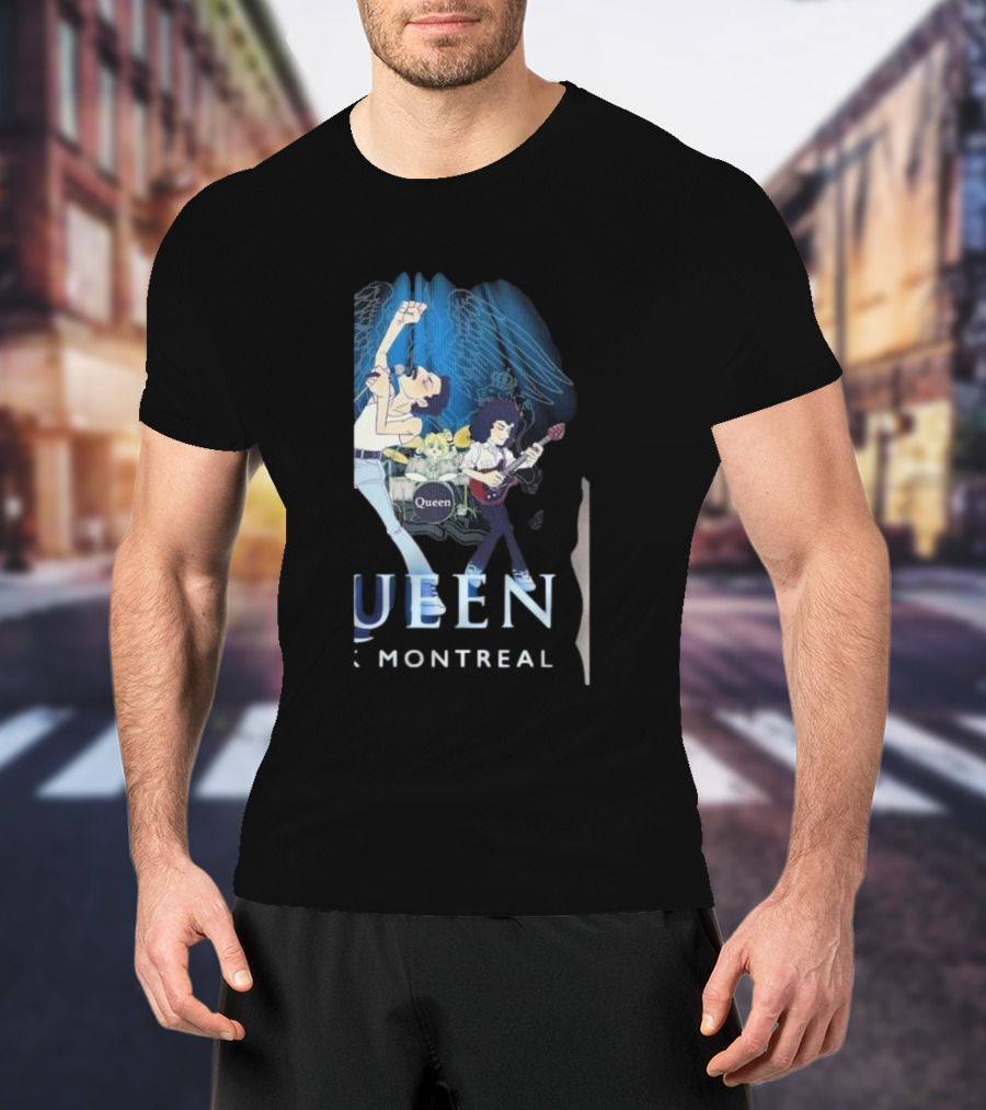 Queen Rock Montreal Animated Concert Scene T-Shirt