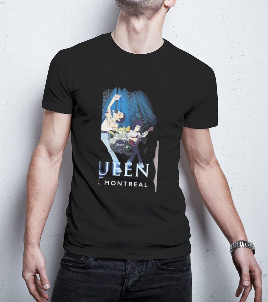 Queen Rock Montreal Animated Concert Scene T-Shirt