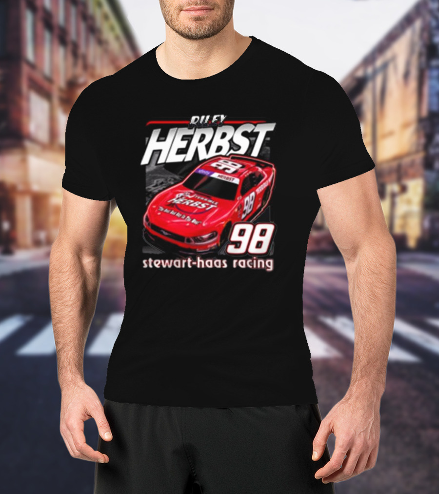 Riley Herbst 98 Stewart-Haas Racing Terrible Herbst Car T-Shirt
