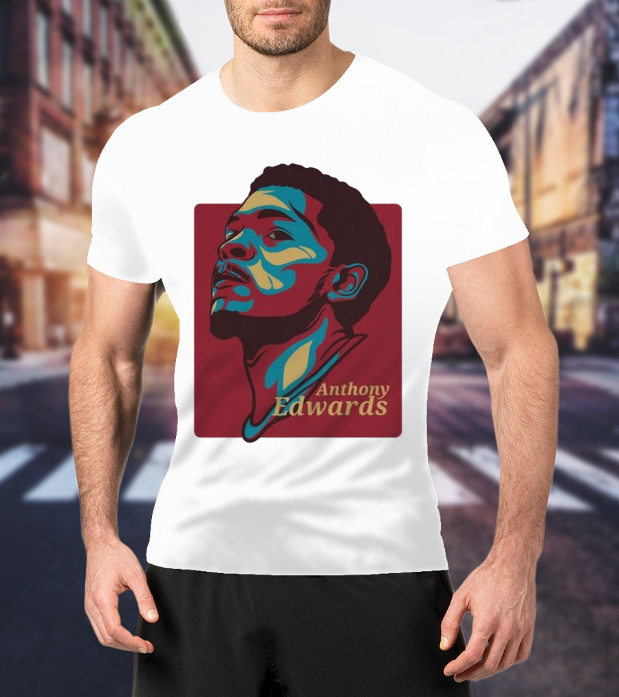 Anthony Edwards NBA Minnesota Timberwolves Basketball Player T-Shirt