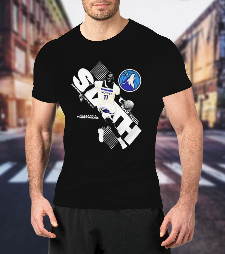 Naz Reid Sixth Man Minnesota Timberwolves Basketball Wolves T-Shirt