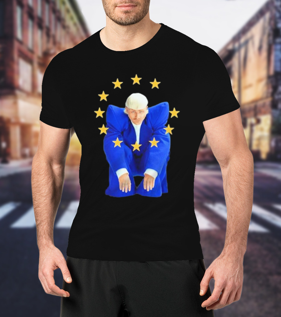 Justice For Joost Klein Blue Suit Stars European Unity T-Shirt