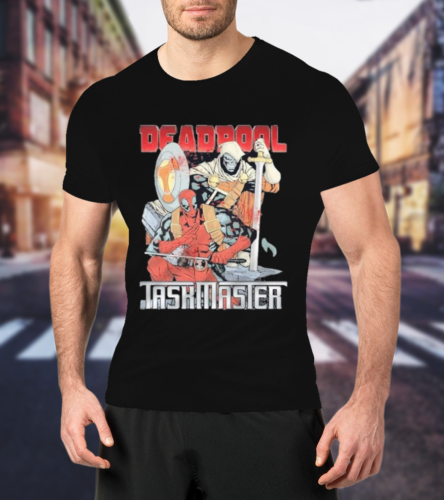 Deadpool Taskmaster Marvel Studio No More Jokes T-Shirt