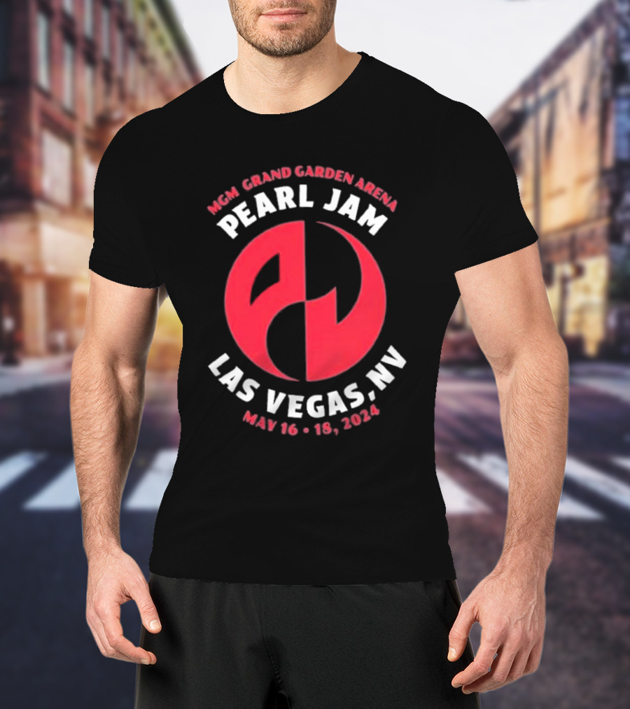 MGM Grand Garden Arena Pearl Jam Las Vegas NV May 16-18 T-Shirt