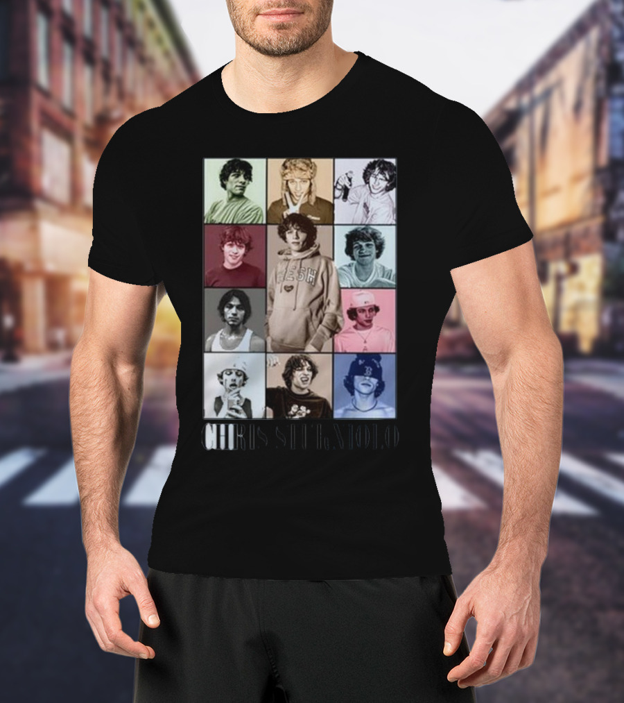 Fuzeprint Chris Sturniolo Multicolor Portrait Grid Collection T-Shirt