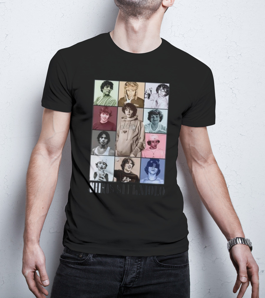 Fuzeprint Chris Sturniolo Multicolor Portrait Grid Collection T-Shirt