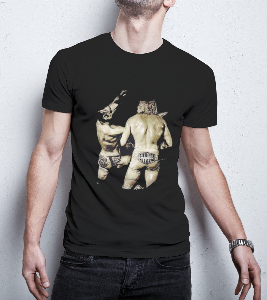 The One Star Brad Attitude Era Picture Perfect Cheek Wrestling Scene T-Shirt
