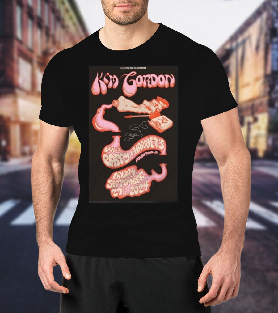 Kim Gordon Live At Pappy And Harriet's Pioneertown CA Friday September 27th T-Shirt