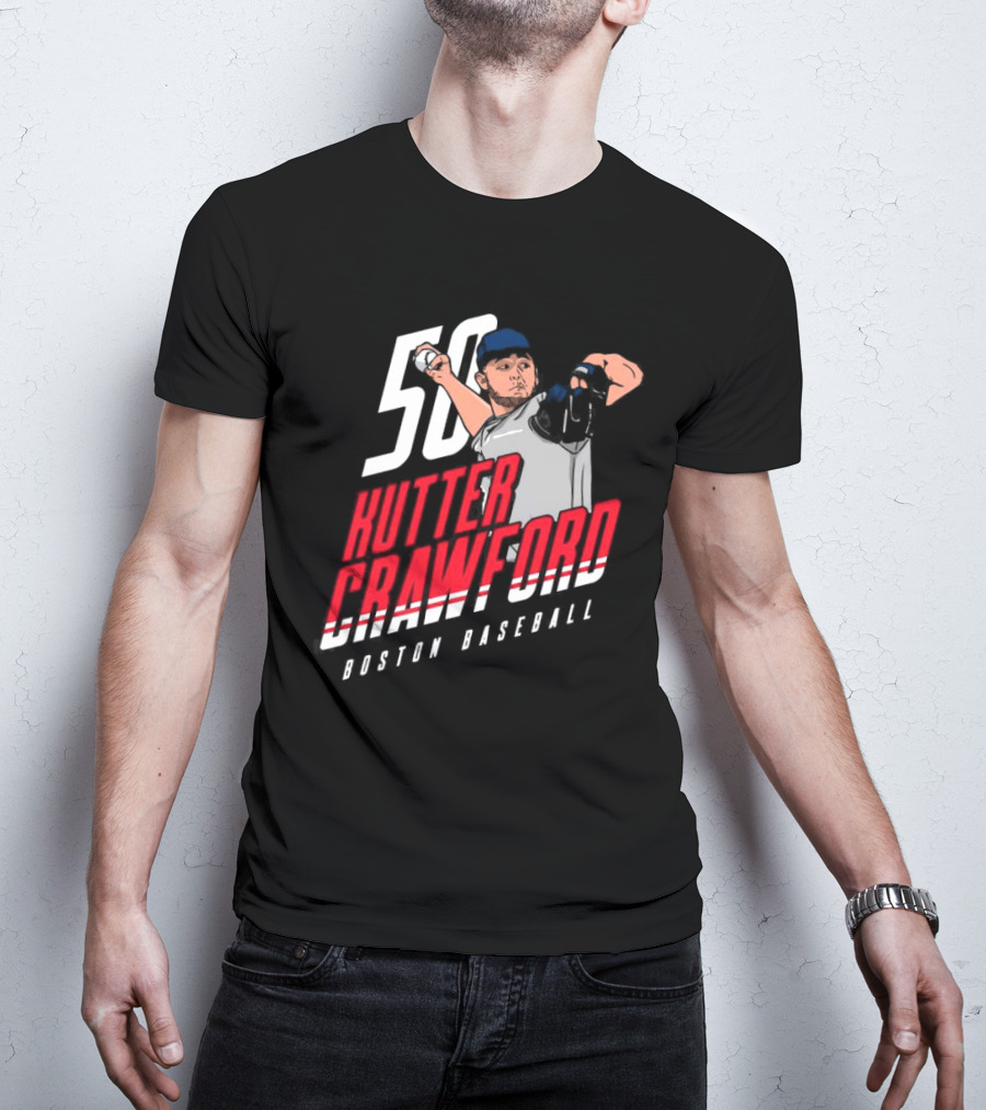 50 Kutter Crawford Boston Baseball T-Shirt