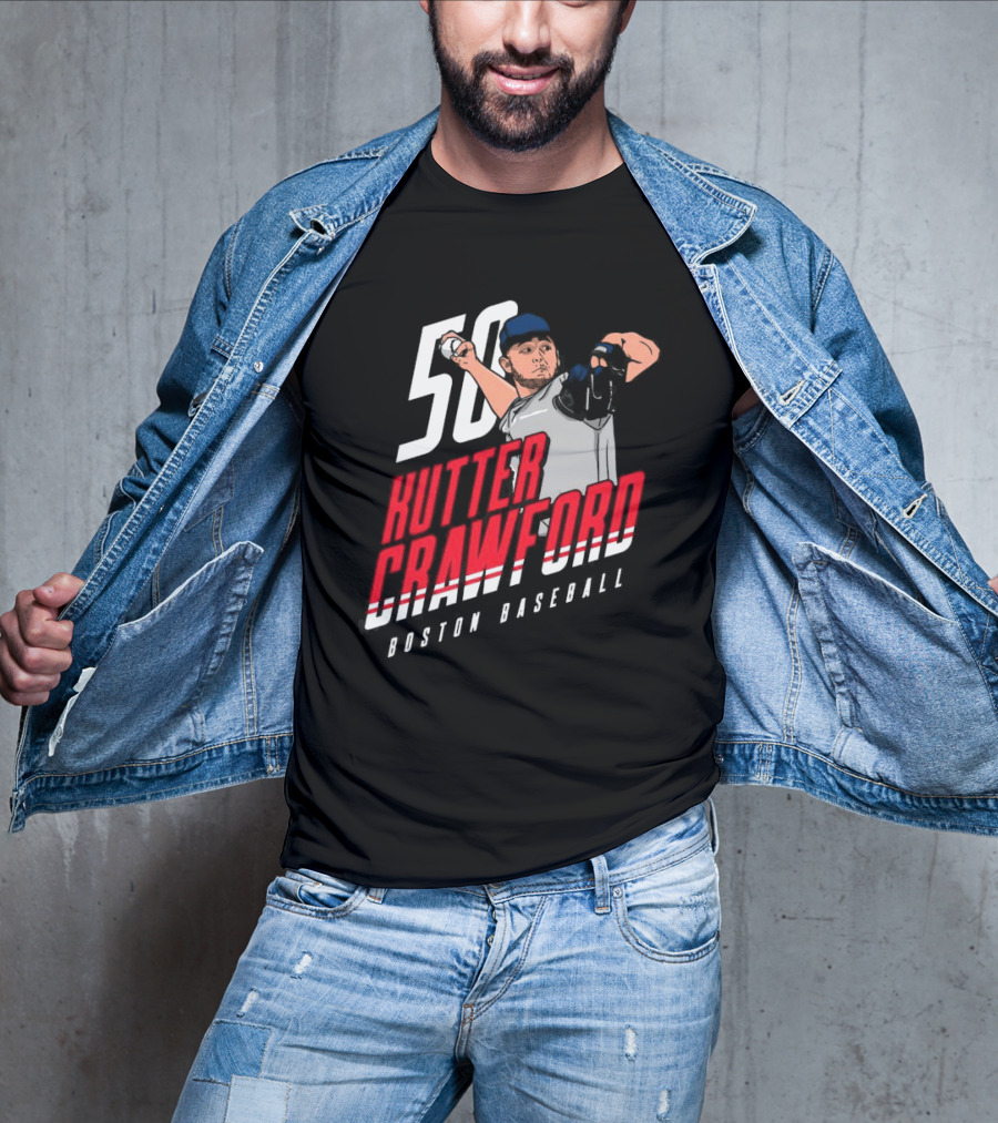 50 Kutter Crawford Boston Baseball T-Shirt