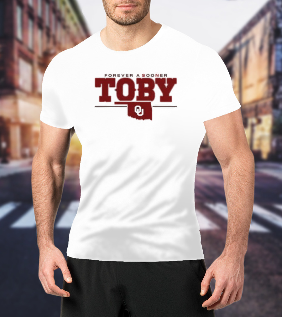 Toby Forever A Sooner Oklahoma Map OU T-Shirt