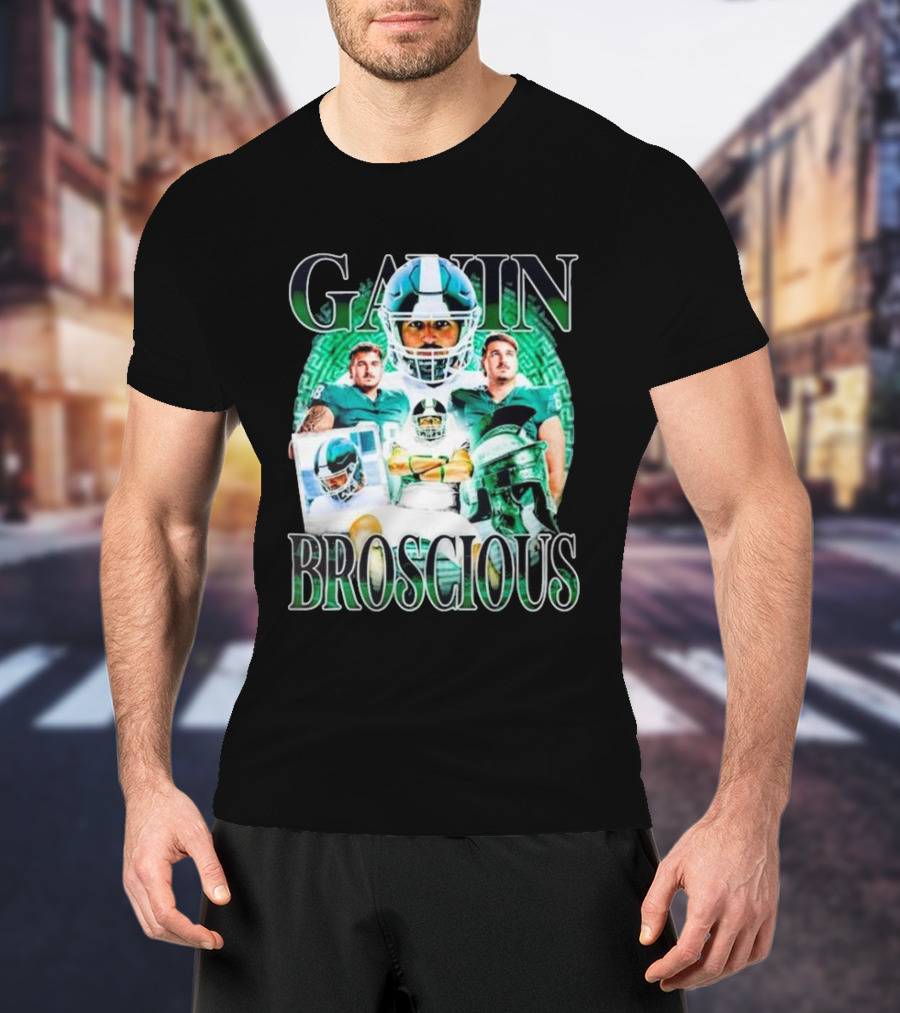 Gain Broscious Football Imagery With Players And Helmet T-Shirt