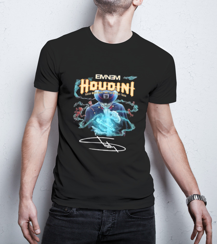 Eminem Houdini Guess Who’s Back And For My Last Trick Signature Magician T-Shirt
