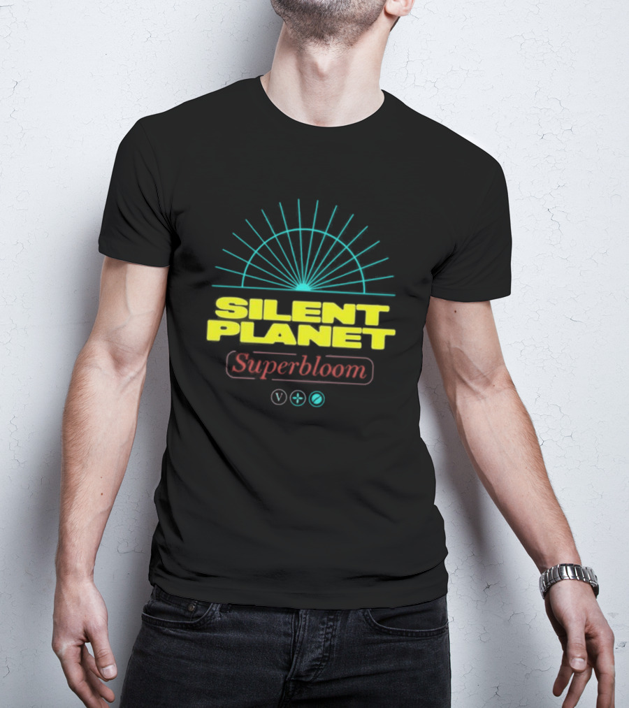 Silent Planet Superbloom Lunar Cycles Custom Windbreaker T-Shirt